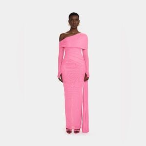 BBXBRAND Verella Mesh Maxi - Huba - UK 14 | US 10 | XL / Pink